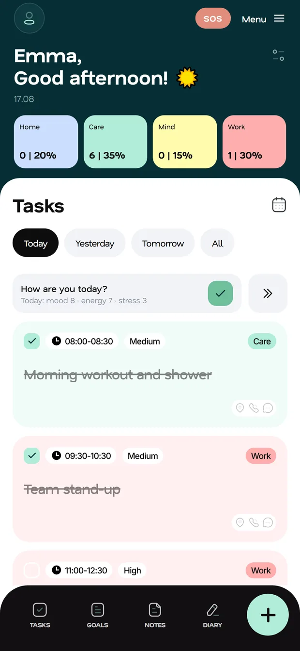 Home — the balance of your day